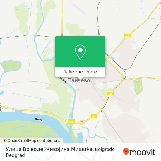 Улица Војводе Живојина Мишића map