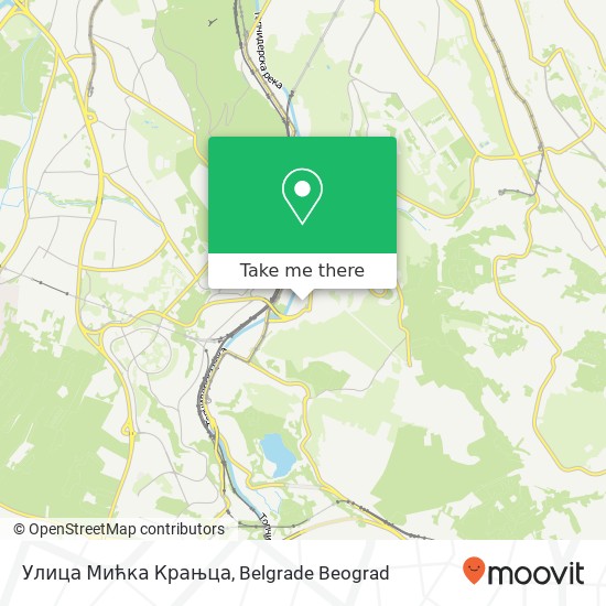 Улица Мићка Крањца map