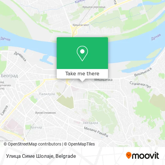 Улица Симе Шолаје map