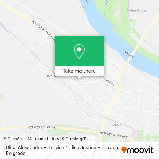 Ulica Aleksandra Petrovica / Ulica Justina Popovica map