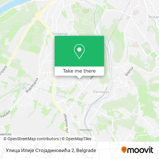 Улица Илије Стојадиновића 2 map