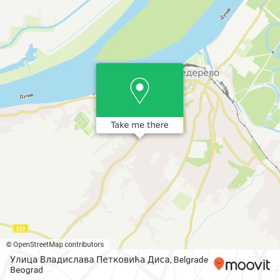 Улица Владислава Петковића Диса map