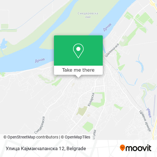 Улица Кајмакчаланска 12 map