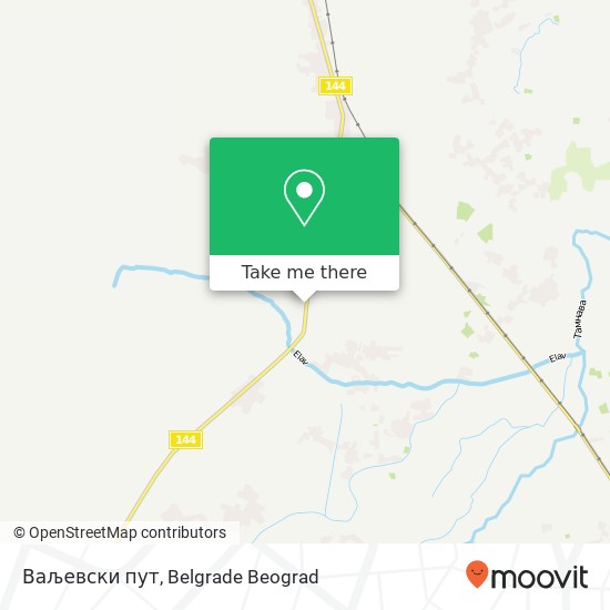 Ваљевски пут map