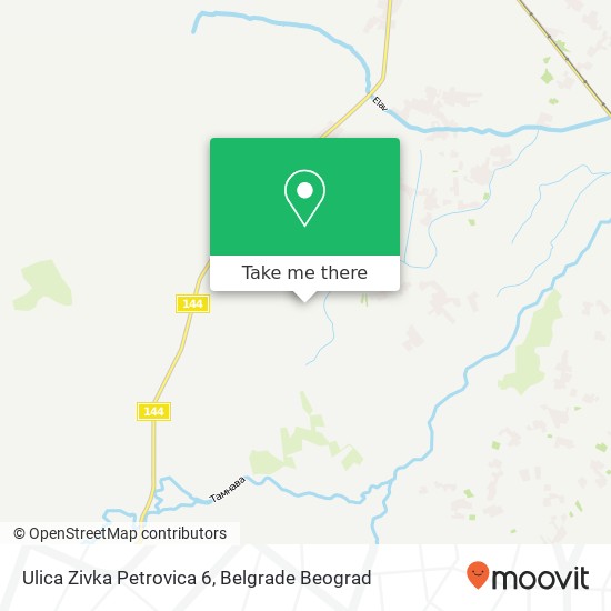 Ulica Zivka Petrovica 6 map