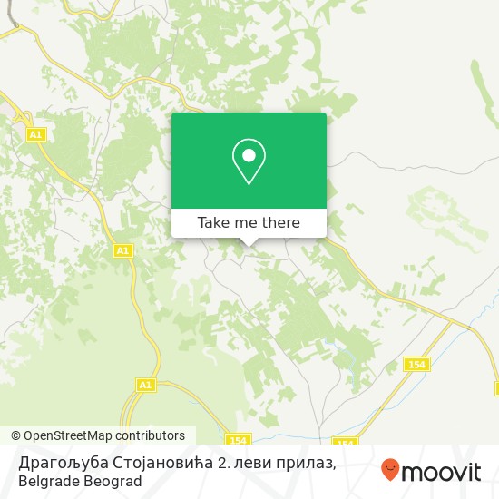 Драгољуба Стојановића 2. леви прилаз map