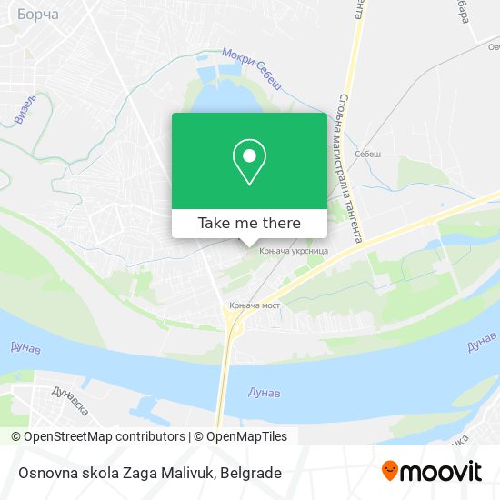 Osnovna skola Zaga Malivuk map