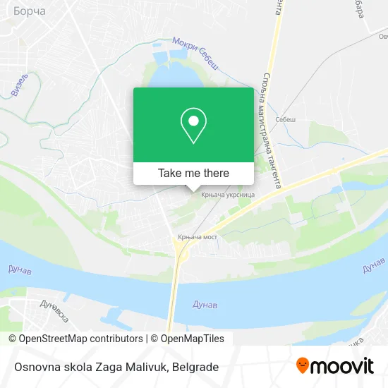 Osnovna skola Zaga Malivuk map