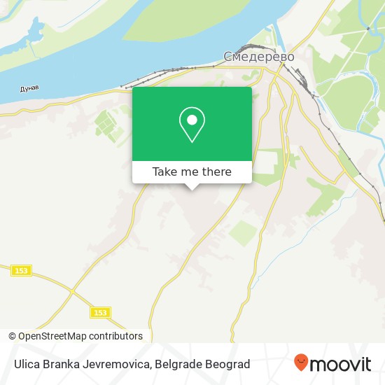 Ulica Branka Jevremovica map