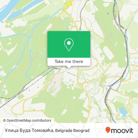 Улица Буда Томовића map