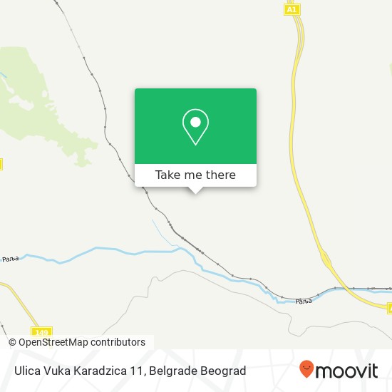 Ulica Vuka Karadzica 11 map