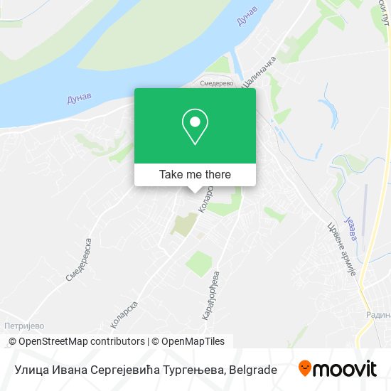 Улица Ивана Сергејевића Тургењева map