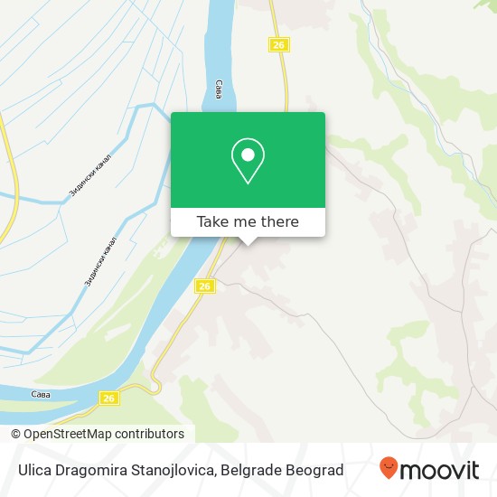 Ulica Dragomira Stanojlovica map