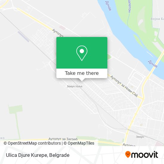 Ulica Djure Kurepe map