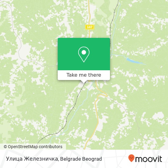 Улица Железничка map