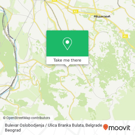 Bulevar Oslobodjenja / Ulica Branka Bulata map