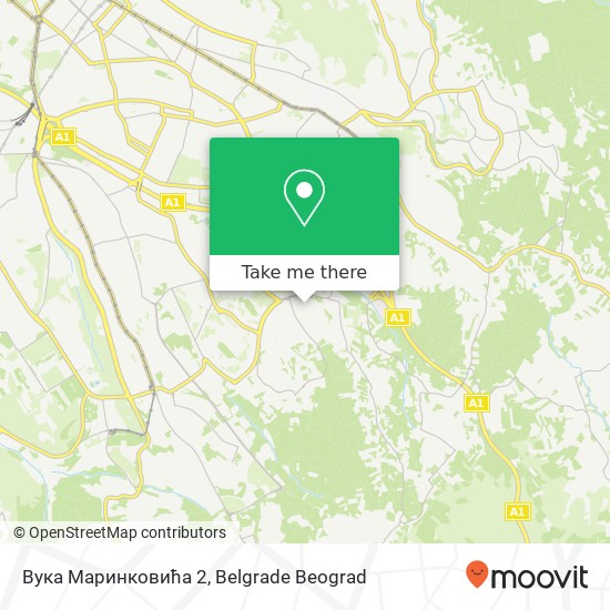 Вука Маринковића 2 map