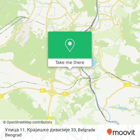 Улица 11. Крајишке дивизије 33 map