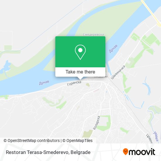 Restoran Terasa-Smederevo map