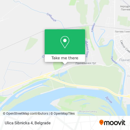 Ulica Sibnicka 4 map