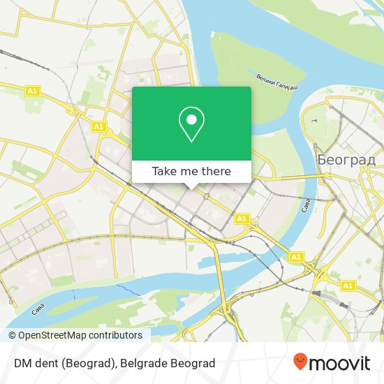 DM dent (Beograd) map