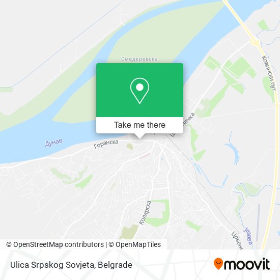 Ulica Srpskog Sovjeta map