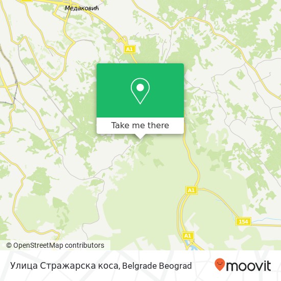 Улица Стражарска коса map