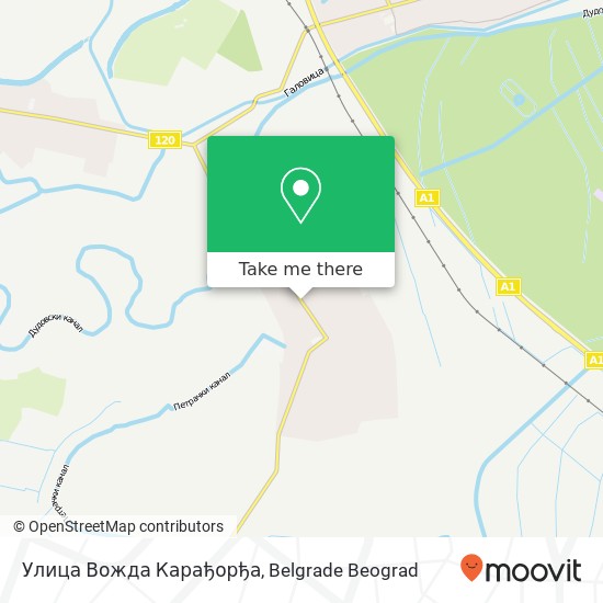 Улица Вожда Карађорђа map