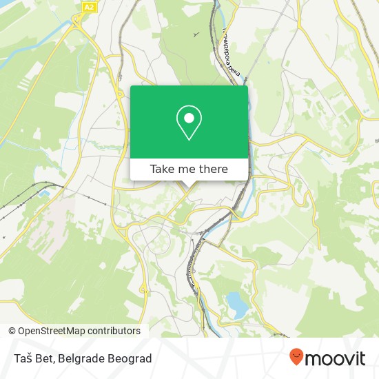 Taš Bet map