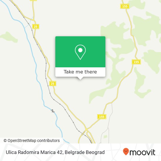 Ulica Radomira Marica 42 map