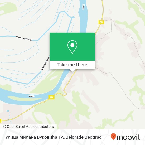 Улица Милана Вуковића 1А map