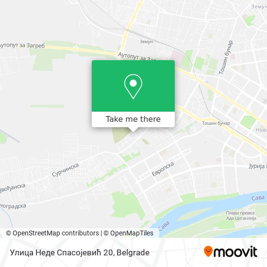 Улица Неде Спасојевић 20 map