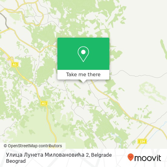 Улица Лунета Миловановића 2 map