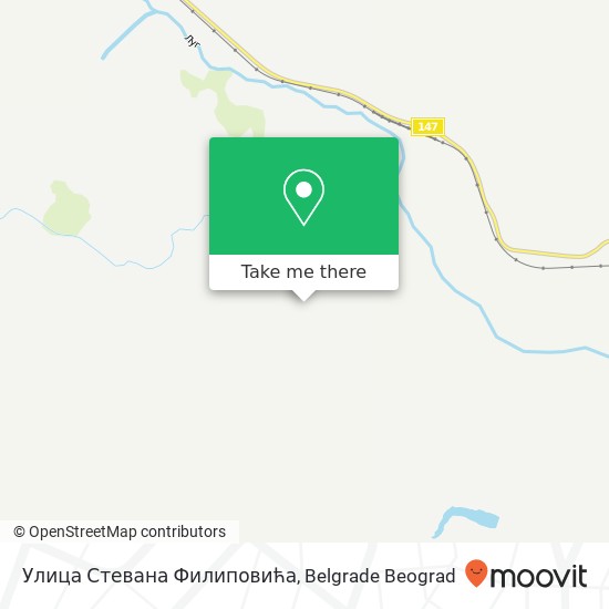 Улица Стевана Филиповића map