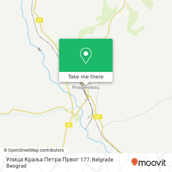 Улица Краља Петра Првог 177 map