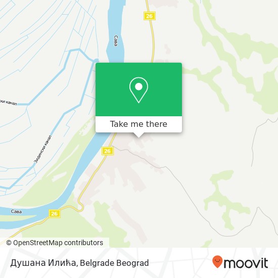 Душана Илића map