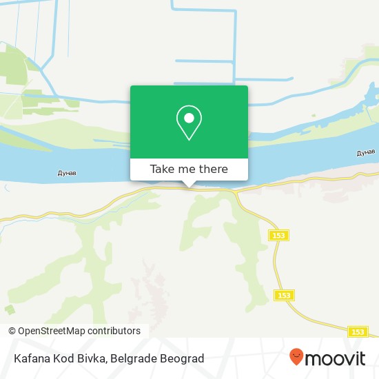 Kafana Kod Bivka map