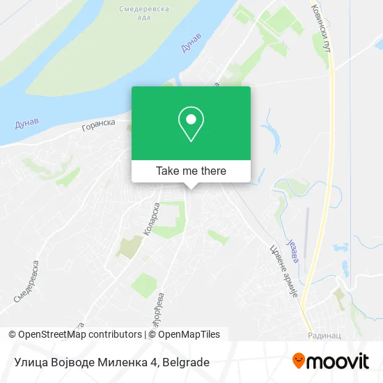 Улица Војводе Миленка 4 map