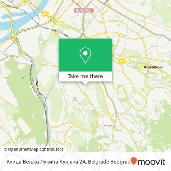 Улица Вељка Лукића Курјака 2А map