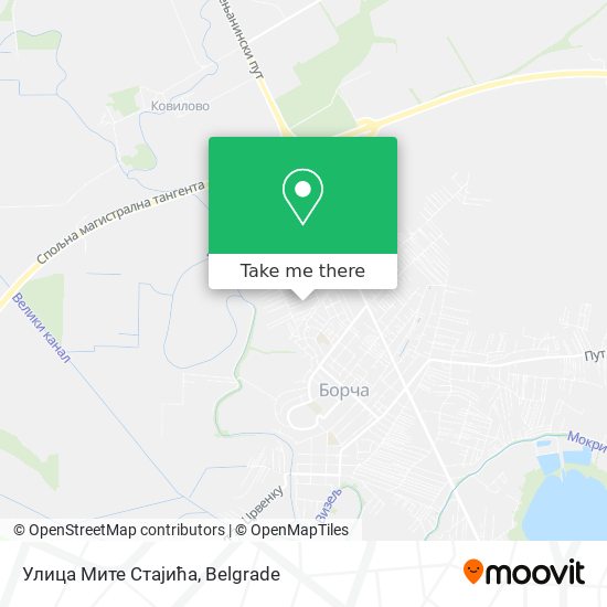 Улица Мите Стајића map