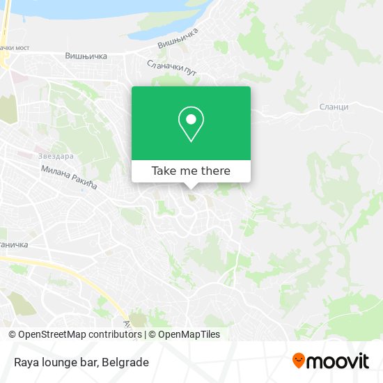 Raya lounge bar map