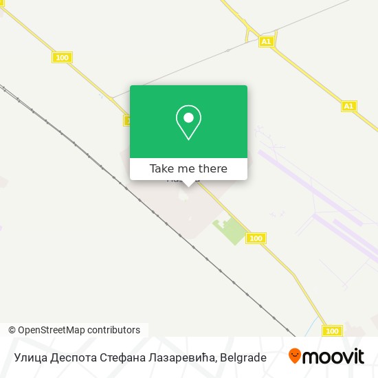 Улица Деспота Стефана Лазаревића map