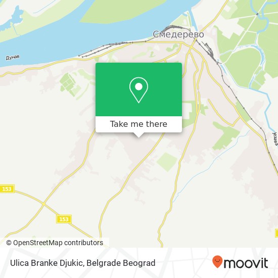 Ulica Branke Djukic map