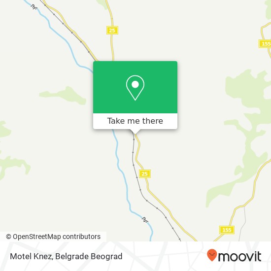 Motel Knez map