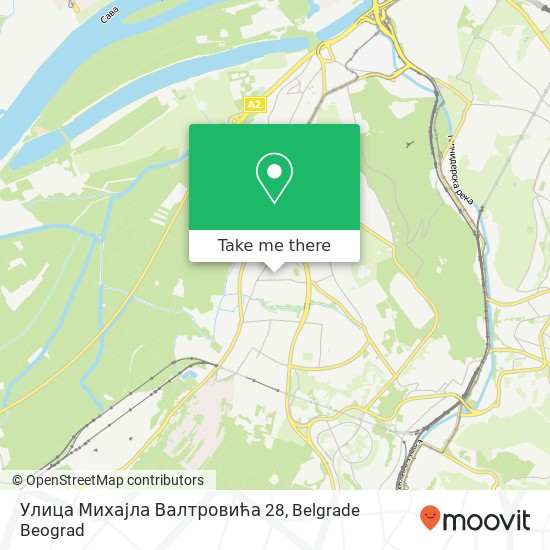 Улица Михајла Валтровића 28 map