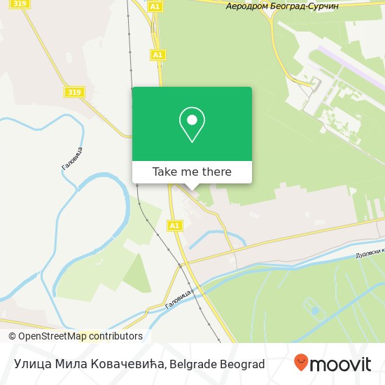 Улица Мила Ковачевића map