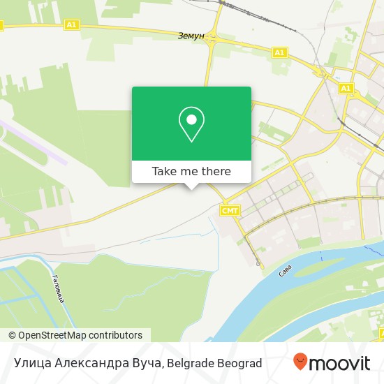 Улица Александра Вуча map