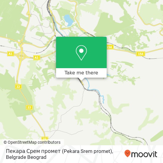 Пекара Срем промет (Pekara Srem promet) map