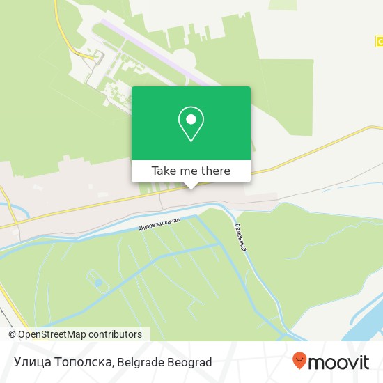 Улица Тополска map