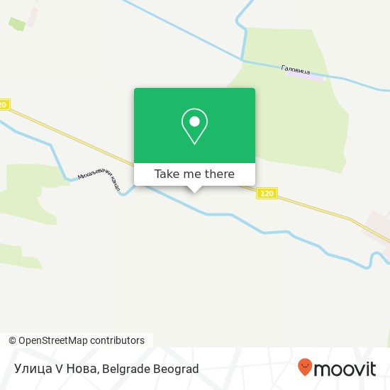 Улица V Нова map